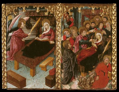 Annunciazione della morte e dormizione della Vergine da Master of Riglos